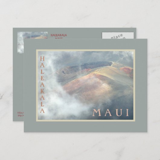 "HALEAKALA IN DER KLOUIS" POSTKARTE (Vorne/Hinten)