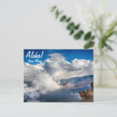 Haleakala Krater mit Regenbogen auf Maui, Hawaii Postkarte (Stehend Vorderseite)