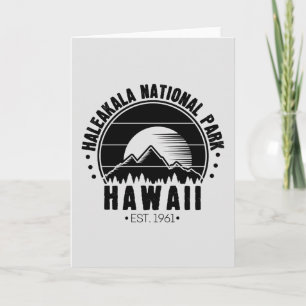 Haleakala National Park Hawaii USA Karte