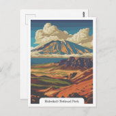 Haleakalā National Park, Hawaii USA Postkarte (Vorne/Hinten)