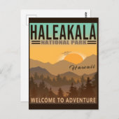 Haleakalā National Park - Hawaii Vintage Souvenir Postkarte (Vorne/Hinten)