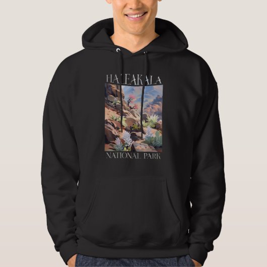 Haleakala National Park Maui Hawaii Nature Hiking  Hoodie (Vorderseite)