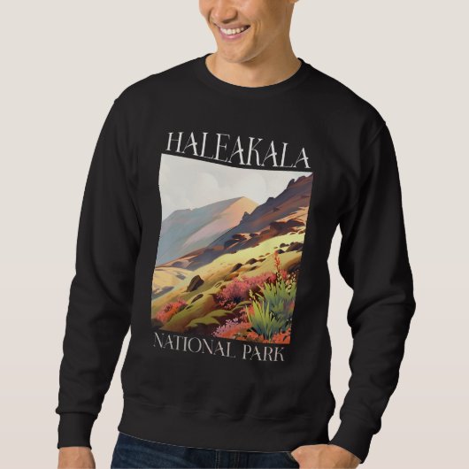 Haleakala National Park Maui Hawaii Nature Hiking  Sweatshirt (Vorderseite)