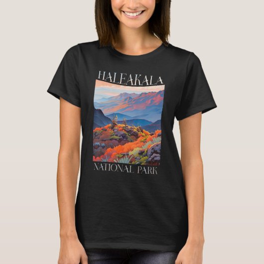Haleakala National Park Maui Hawaii Nature Hiking  T-Shirt (Vorderseite)