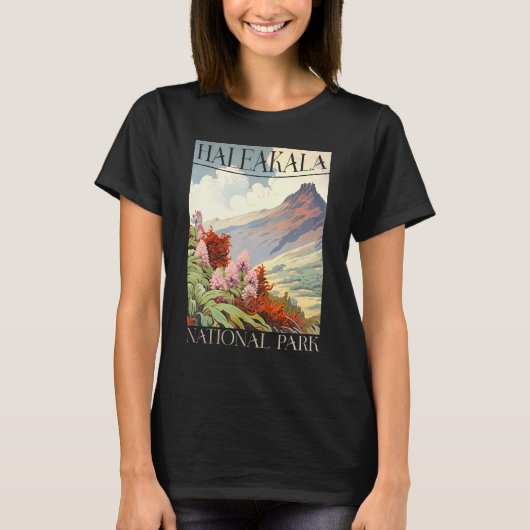 Haleakala National Park Maui Hawaii Nature Hiking  T-Shirt (Vorderseite)