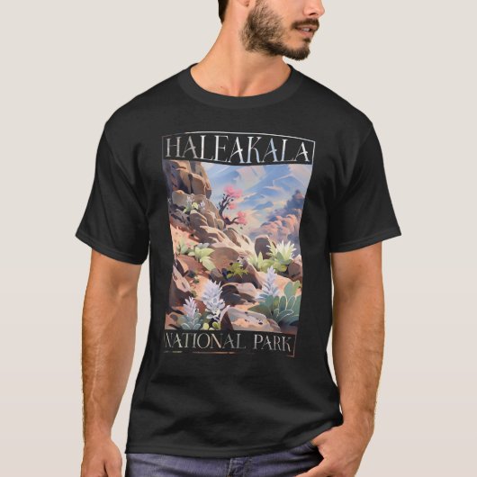 Haleakala National Park Maui Hawaii Nature Hiking T-Shirt (Vorderseite)