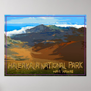Haleakala National Park, Maui Hawaii Poster
