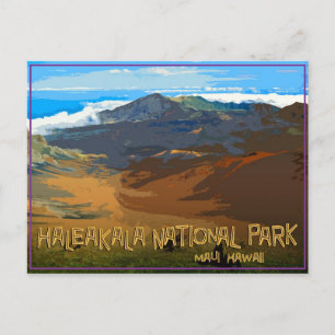 Haleakala National Park, Maui Hawaii Postkarte