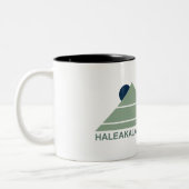 Haleakala Nationalpark Berg Zweifarbige Tasse (Links)