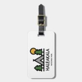 Haleakala-Nationalpark Gepäckanhänger (Vorderseite vertikal)