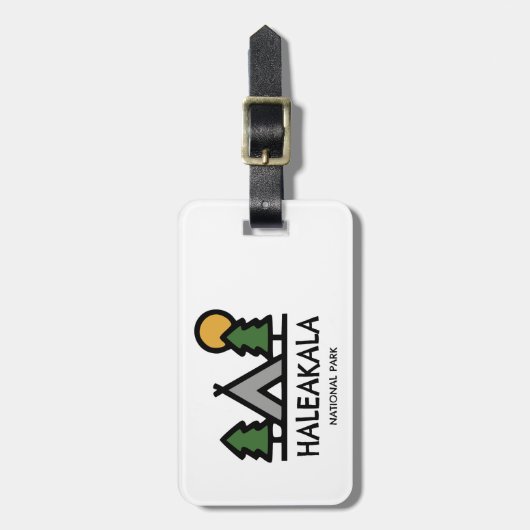 Haleakala-Nationalpark Gepäckanhänger (Vorderseite vertikal)