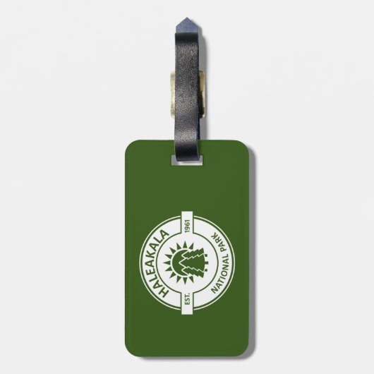 Haleakala-Nationalpark Gepäckanhänger (Rückseite vertikal)