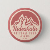 Haleakala Nationalpark Hawaii Button (Vorderseite)