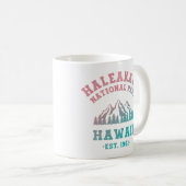 Haleakala Nationalpark Hawaii Gradient Kaffeetasse (VorderseiteRechts)