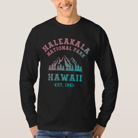 Haleakala Nationalpark Hawaii Gradient T-Shirt (Vorderseite)