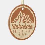 Haleakala Nationalpark Hawaii Keramik Ornament (Rechts)
