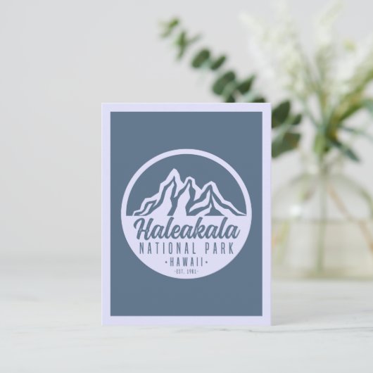 Haleakala Nationalpark Hawaii Postkarte (Stehend Vorderseite)