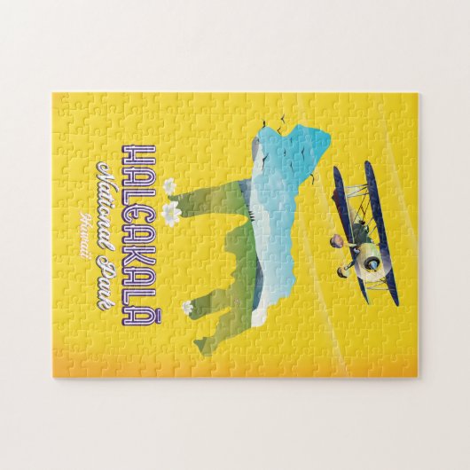 Haleakalā Nationalpark, Hawaii Reiseplan Puzzle (Horizontal)