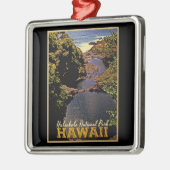 Haleakala Nationalpark Hawaii Silbernes Ornament (Links)