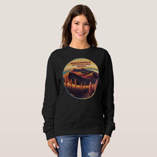 Haleakala Nationalpark Hawaii Sweatshirt (Vorne ganz)
