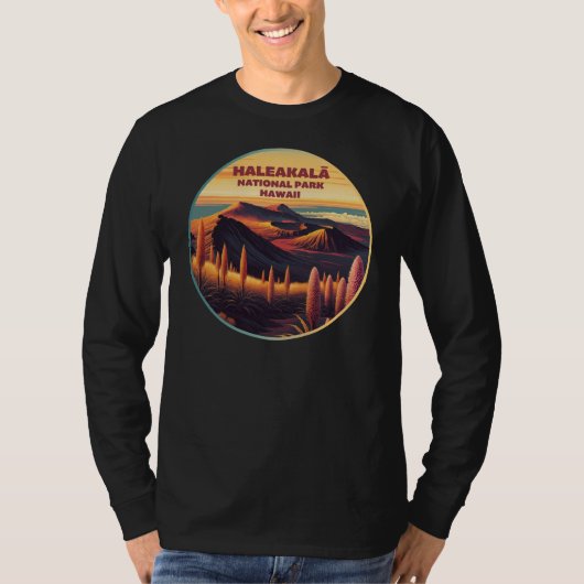 Haleakala Nationalpark Hawaii T-Shirt (Vorderseite)