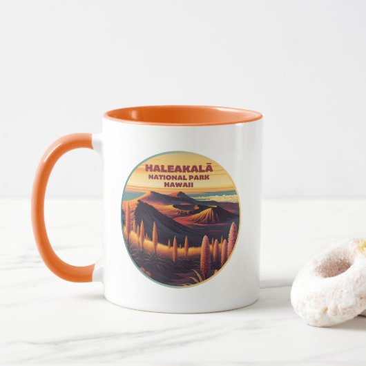 Haleakala Nationalpark Hawaii Tasse (Mit Donut)