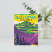 Haleakala Nationalpark Hawaii Vintag Postkarte (Stehend Vorderseite)