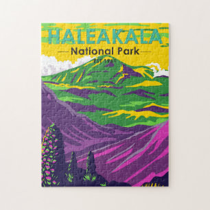 Haleakala Nationalpark Hawaii Vintag  Puzzle