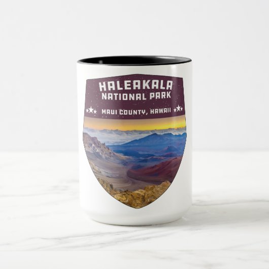 Haleakala Nationalpark Hawaii Vulkan Souvenir Tasse (Zentrum)