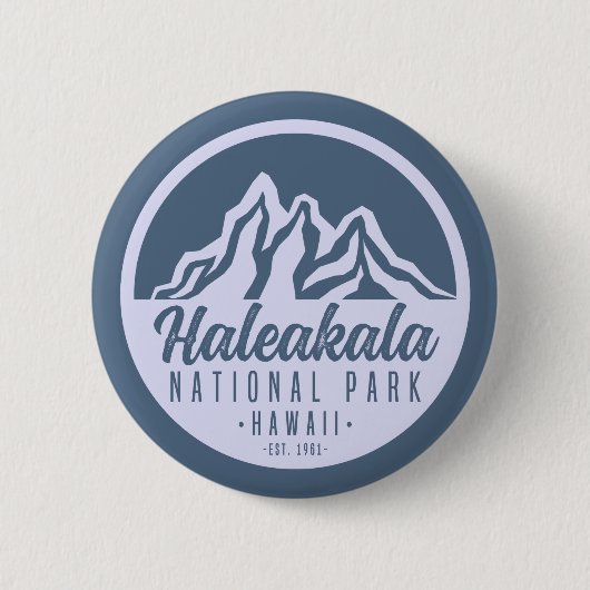 Haleakala Nationalpark Hawaii Wandern Button (Vorderseite)