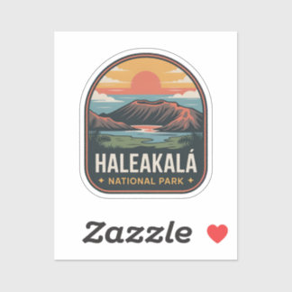 Haleakalā-Nationalpark Hawaiian Volcano-Abzeichen Aufkleber