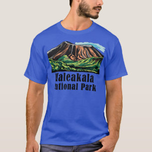 Haleakala Nationalpark Landschaft Parco San Michel T-Shirt