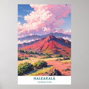 Haleakalā Nationalpark Landschaft Poster