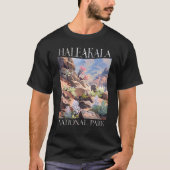 Haleakala Nationalpark Maui Hawaii Natur Wandern T-Shirt (Vorderseite)