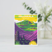 Haleakala Nationalpark Maui Hawaii Postkarte (Stehend Vorderseite)
