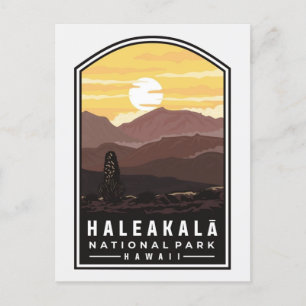 Haleakala-Nationalpark Maui Hawaii Reisenostalgie Postkarte