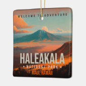 Haleakala Nationalpark Maui Hawaii Vintag Keramikornament (Links)
