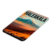 Haleakala Nationalpark Maui Hawaii Vintag Magnet (Linke Seite)