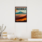 Haleakala Nationalpark Maui Hawaii Vintag Poster (Küche)