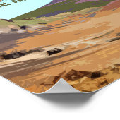 Haleakala Nationalpark Maui Hawaii Vintag Poster (Ecke)