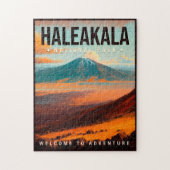 Haleakala Nationalpark Maui Hawaii Vintag Puzzle (Vertikal)