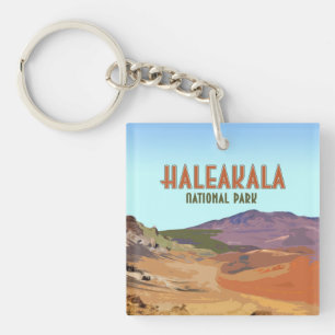 Haleakala Nationalpark Maui Hawaii Vintage Schlüsselanhänger