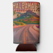 Haleakala Nationalpark Maui Road Vulkan Vintag Selters Dosenkühler (Rückseite)