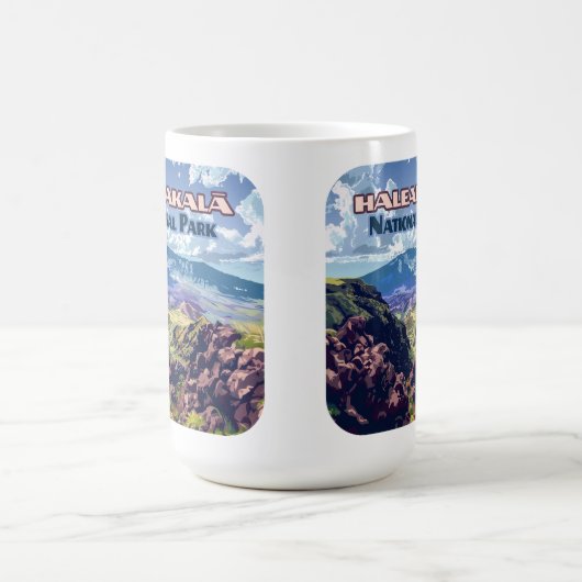 Haleakala Nationalpark Maui Vulkan Hawaii Kaffeetasse (Mittel)