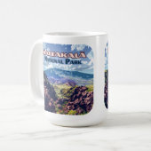 Haleakala Nationalpark Maui Vulkan Hawaii Kaffeetasse (Vorderseite Links)
