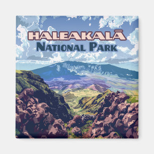 Haleakala Nationalpark Maui Vulkan Hawaii Magnet