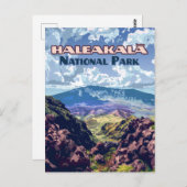 Haleakala Nationalpark Maui Vulkan Hawaii Postkarte (Vorne/Hinten)