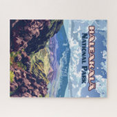 Haleakala Nationalpark Maui Vulkan Hawaii Puzzle (Horizontal)