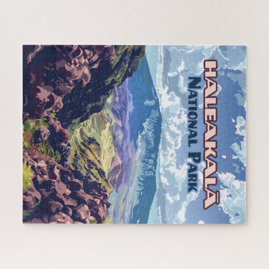 Haleakala Nationalpark Maui Vulkan Hawaii Puzzle (Horizontal)