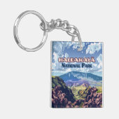 Haleakala Nationalpark Maui Vulkan Hawaii Schlüsselanhänger (Vorderseite links)